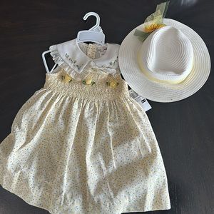 NWT B.T. Kids Dress with hat Size 2T
